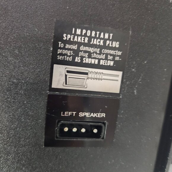 RCA YZD 589 Vintage 8 Track Stereo Mobile  Player Speaker Case FOR PARTS READ - Picture 7 of 11